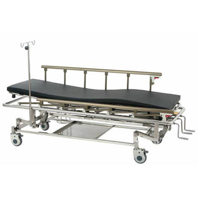 CE High Quality Stainless Steel Movable Three Functions Manual Hospital Stretcher - DR-201A