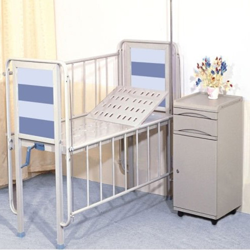 CE/ISO Approved Hot Sale Movable Powder coated Steel Baby Crib with Basin - DR-314