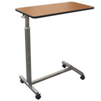 CE/ISO Passed High Quality Stainless Steel Movable Over Bed Table with wheels - DR-501